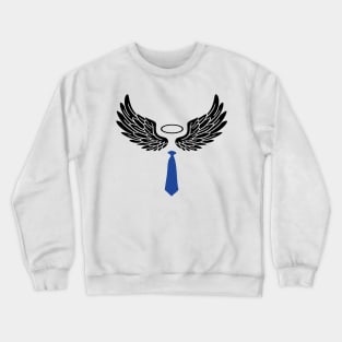 Castiel Wings and Tie Crewneck Sweatshirt